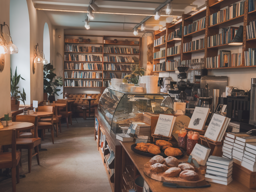 Wie finde ich in Zürich an einem sonntagnachmittag ein ruhiges literaturcafé mit regionalen backwaren?