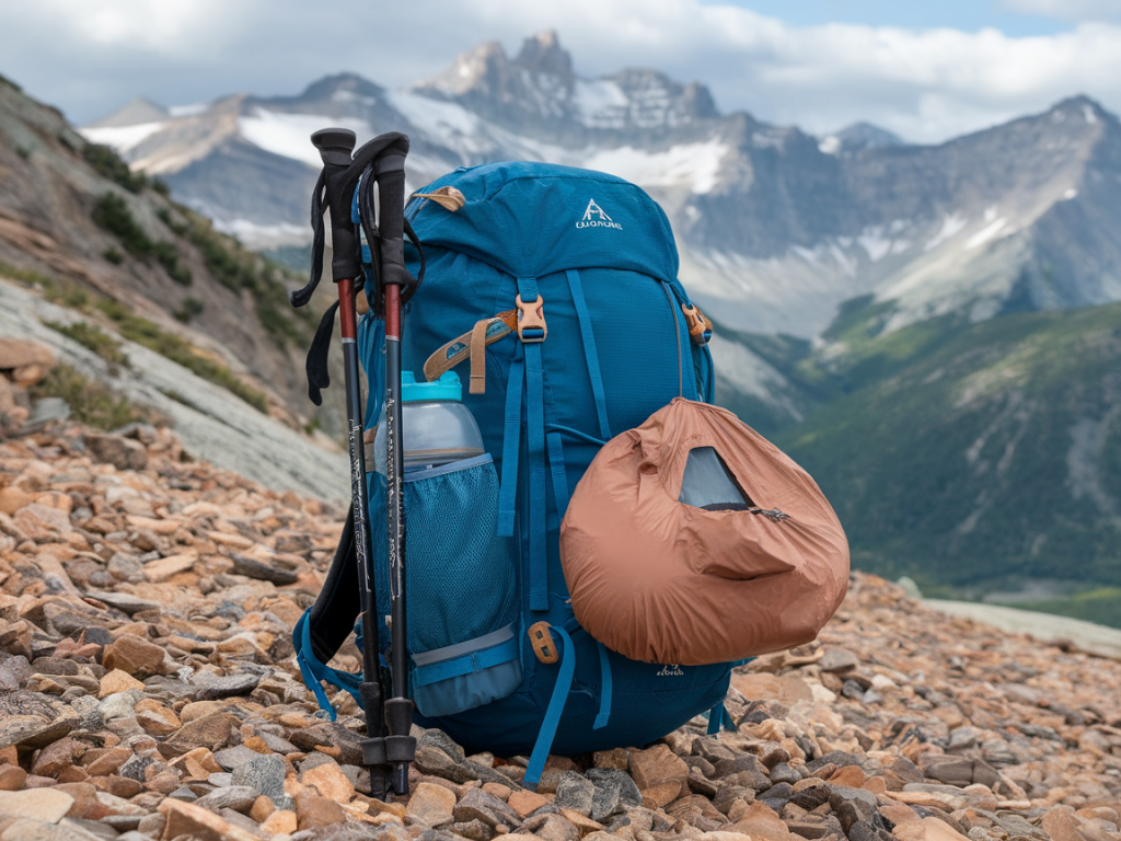 Wie packe ich eine ultraleichte sbb-tagesausrüstung für eine alpenwanderung mit null müll?