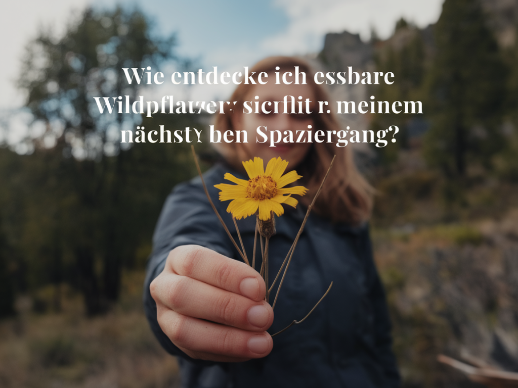 Wie entdecke ich essbare wildpflanzen sicher bei meinem nächsten spaziergang?