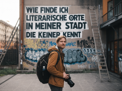 Wie finde ich literarische orte in meiner stadt, die keiner kennt?